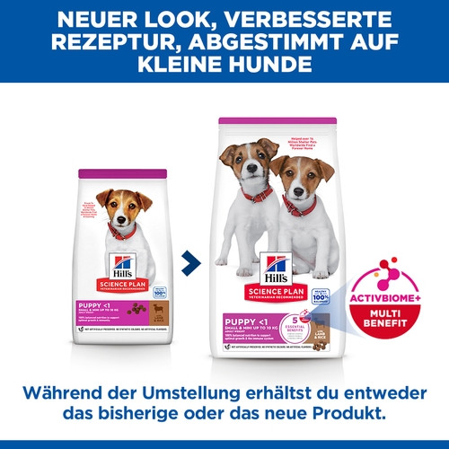 Hill's Puppy Small & Mini met lam & rijst hondenvoer