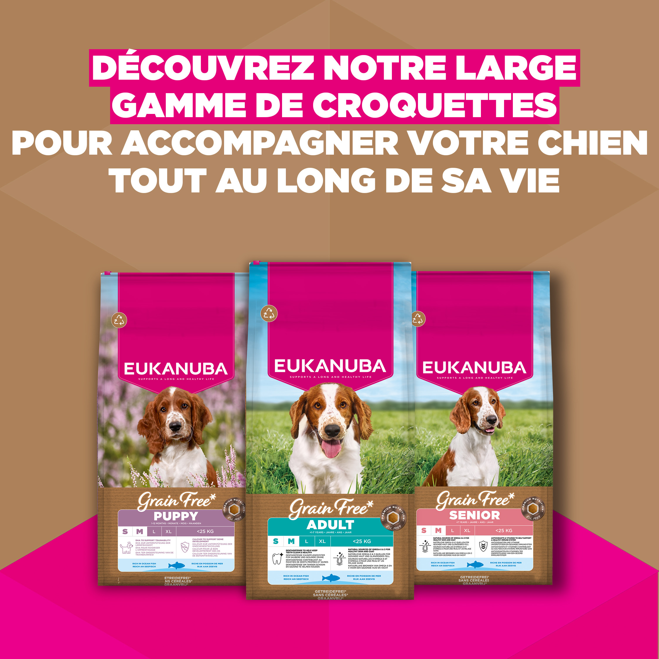 Eukanuba Puppy & Junior S/M graanvrij zeevis hondenvoer