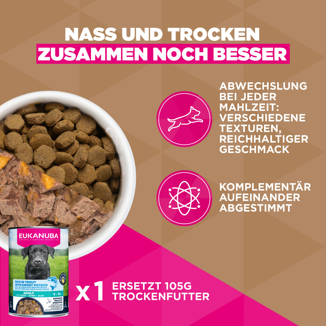 Eukanuba Adult L/XL graanvrij zeevis hondenvoer