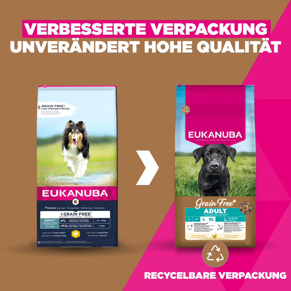 Eukanuba Adult Large kip graanvrij hondenvoer