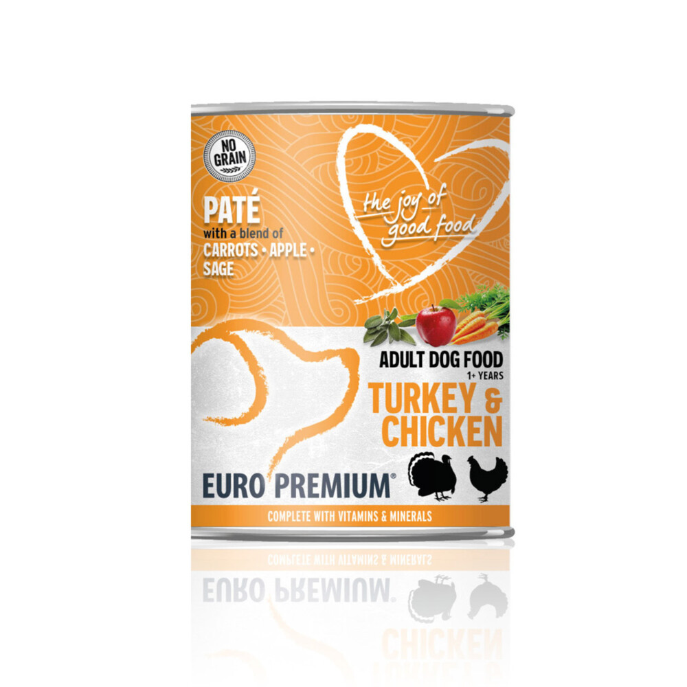 Euro Premium Adult kalkoen en kip paté natvoer hond