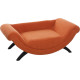 Sofa Dingo canapé rectangulaire orange pour chien et chat
