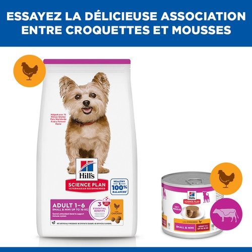 Hill’s Adult Small & Mini au poulet pour chien