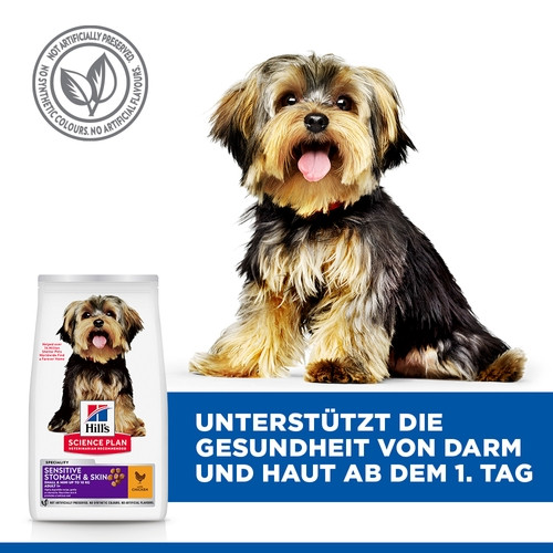 Hill´s Adult Sensitive Stomach & Skin Small & Mini Huhn Hundefutter