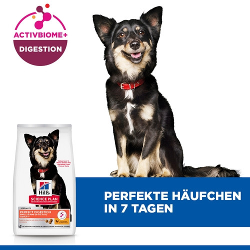 Hill's Adult Perfect Digestion Small&Mini mit Huhn & braunem Reis Hundefutter