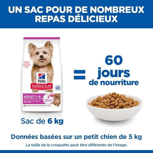 Hill's Adult Small & Miniature Lam & Rijst hondenvoer