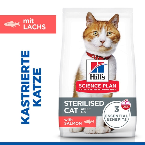 Hill's Adult Sterilised Cat met zalm kattenvoer