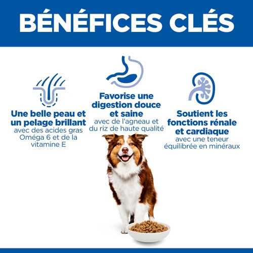 Hill's Mature Adult Medium à l'agneau et riz pour chien