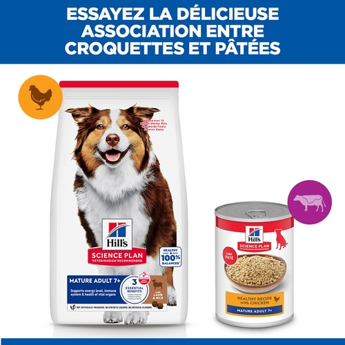 Hill's Mature Adult Medium à l'agneau et riz pour chien
