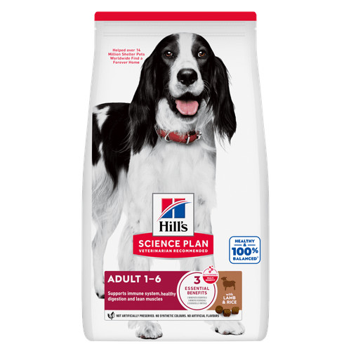 Hill's Adult Medium Lamm & Reis Hundefutter