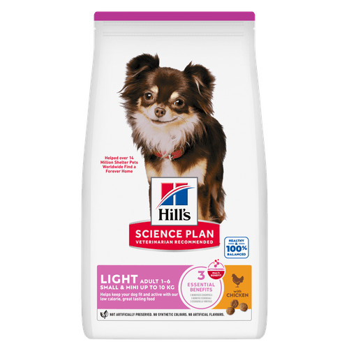 Hill's Adult Light Small & Mini au poulet pour chien