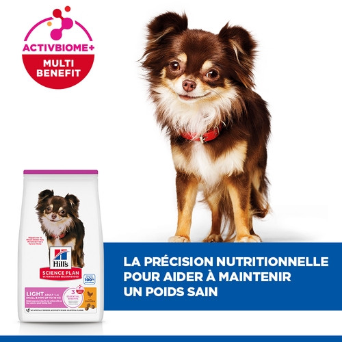 Hill's Adult Light Small & Mini au poulet pour chien