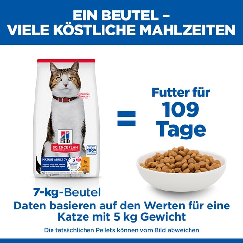 Hill's Mature Adult 7+ mit Huhn Katzenfutter