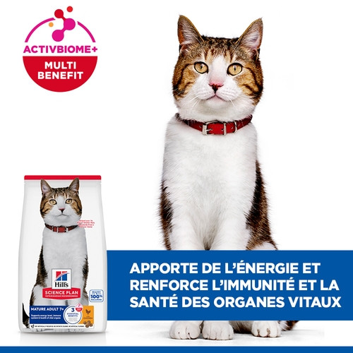 Hill's Mature Adult 7+ au poulet pour chat
