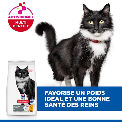 Hill's Mature Adult 7+ Sterilised au poulet pour chat