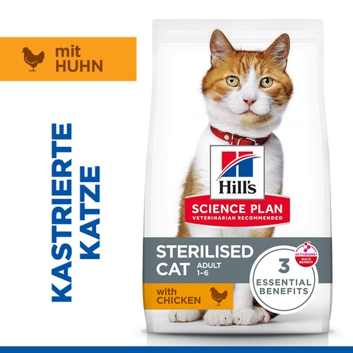 Hill's Science Plan Adult Sterilised Cat mit Huhn Katzenfutter