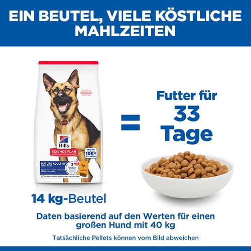 Hill's Mature Adult Large Breed mit Huhn Hundefutter