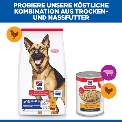 Hill's Mature Adult Large Breed mit Huhn Hundefutter