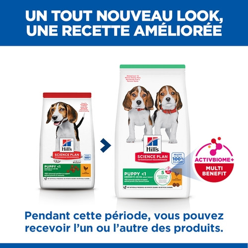 Hill's Puppy Medium au poulet pour chiot