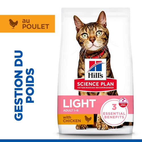 Hill's Light Adult au poulet pour chat