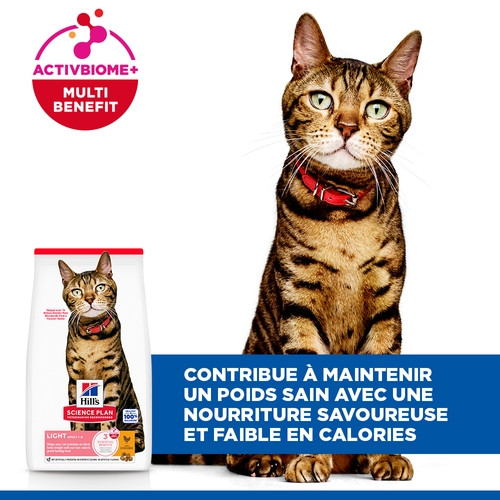 Hill's Light Adult au poulet pour chat