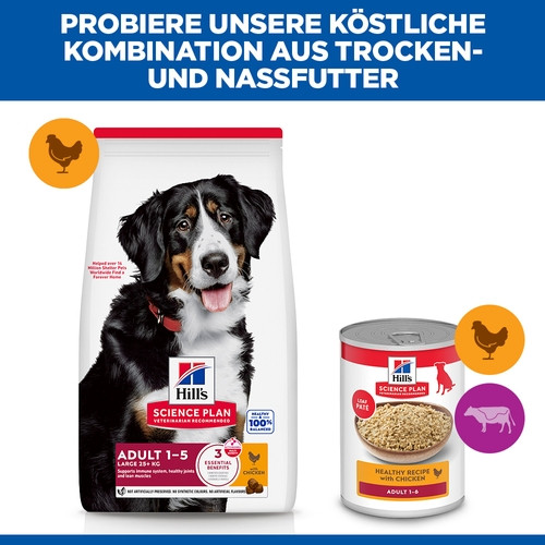 Hill's Adult Large Breed Huhn Hundefutter