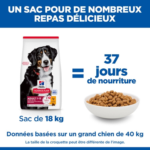 Hill's Adult Advanced Fitness Large Breed Huhn Hundefutter 