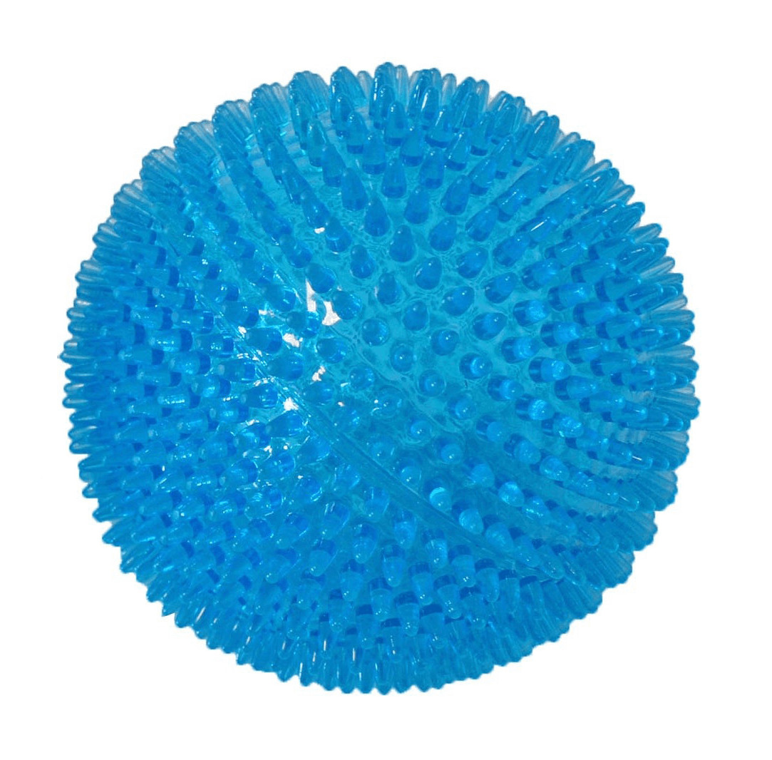 Schwimmender Ball mit Stacheln blau