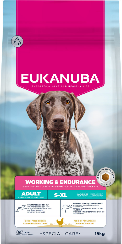 Eukanuba Adult Special Care Working & Endurance pour chien