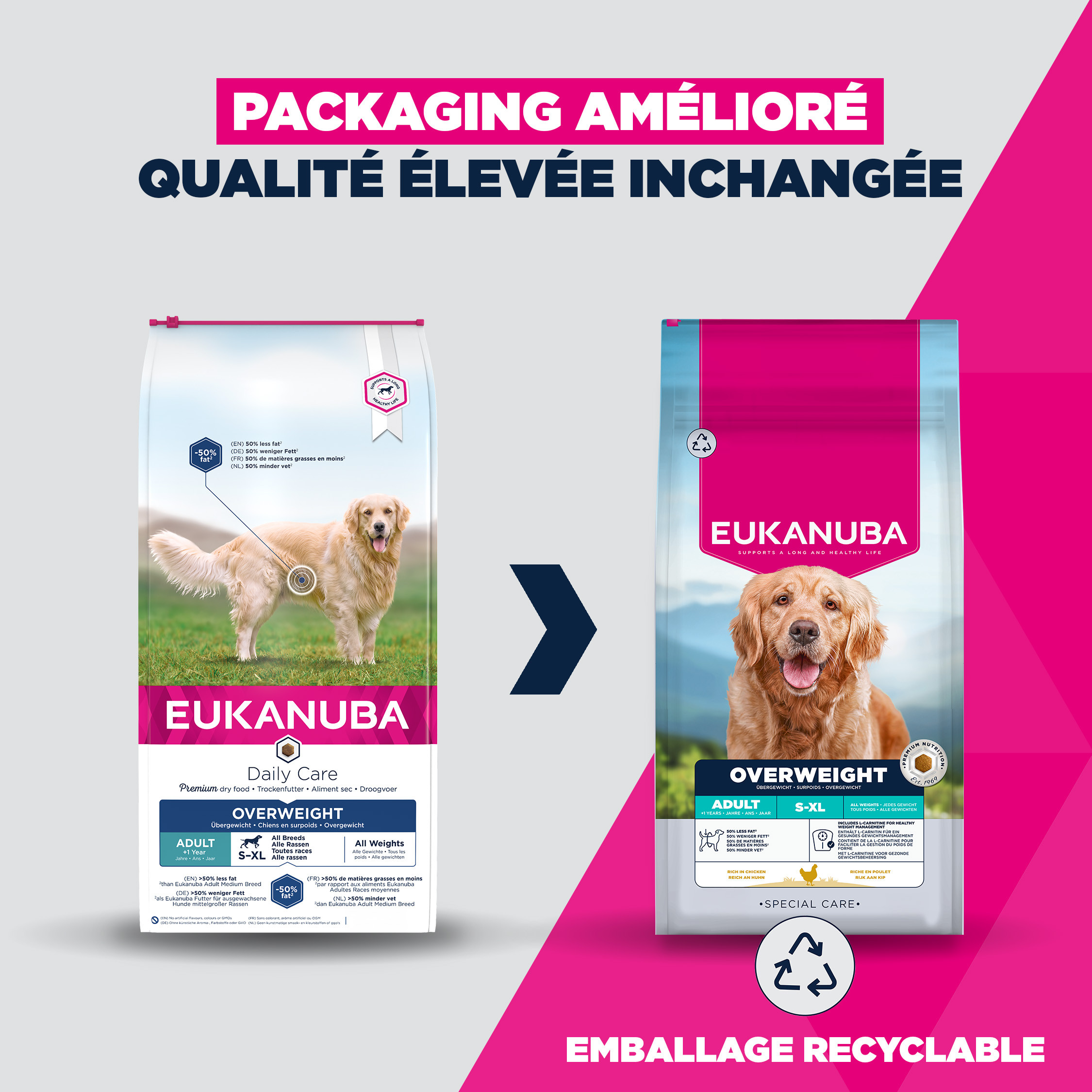Eukanuba Adult Daily Care Overweight pour chien