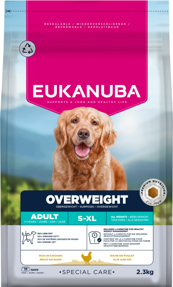 Eukanuba Special Care Adult Weight Control Hundefutter für Übergewichtige Hunde