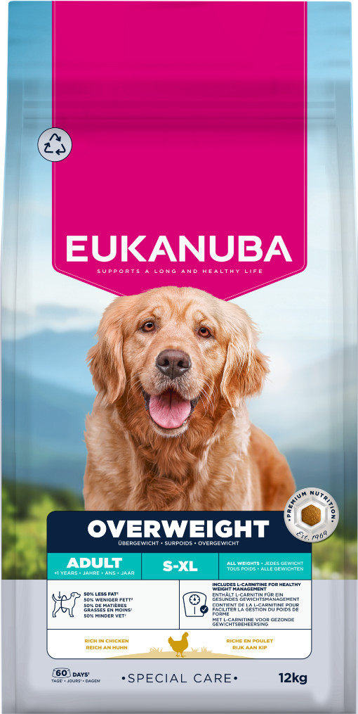 Eukanuba Special Care Adult Weight Control Hundefutter für Übergewichtige Hunde