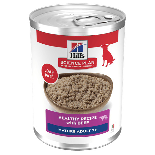 Hill's Mature Adult 7+ au poulet pâtée pour chien (boîte 370g)