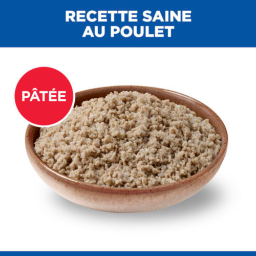 Hill's Mature Adult 7+ au poulet pâtée pour chien (boîte 370g)