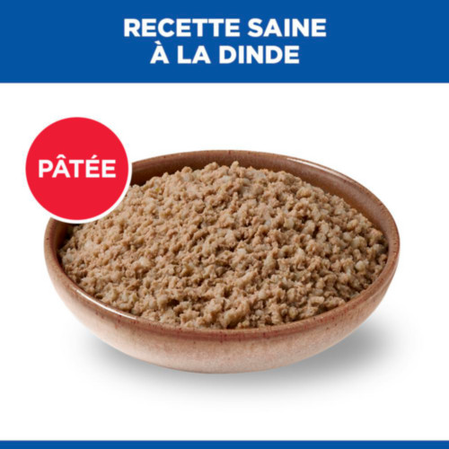 Hill's Adult pâtée pour chien à la dinde