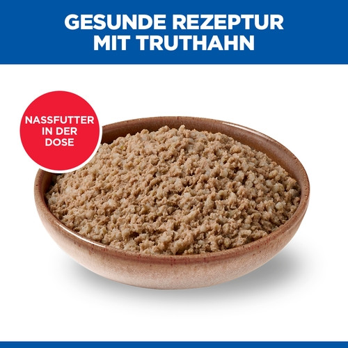 Hill's Adult mit Truthahn Hunde-Nassfutter (Dosen 370gr)