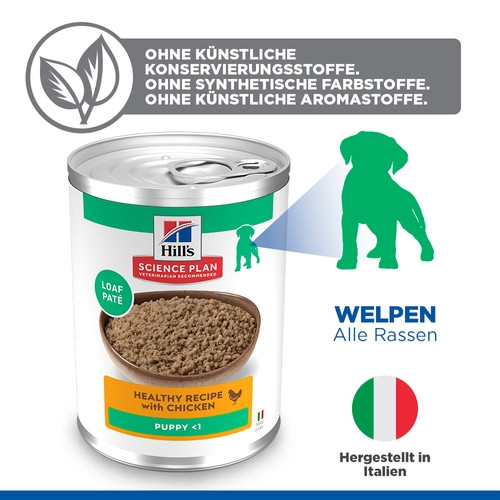 Hill's Puppy Huhn Hundefutter (in Dosen 370g)
