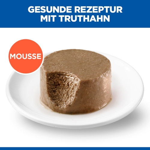 Hill's Adult Perfect Digestion Small & Mini mousse met kalkoen natvoer hond