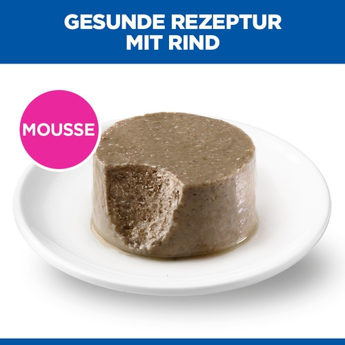 Hill's Mature Adult 7+ Small & Mini mousse met rund natvoer hond