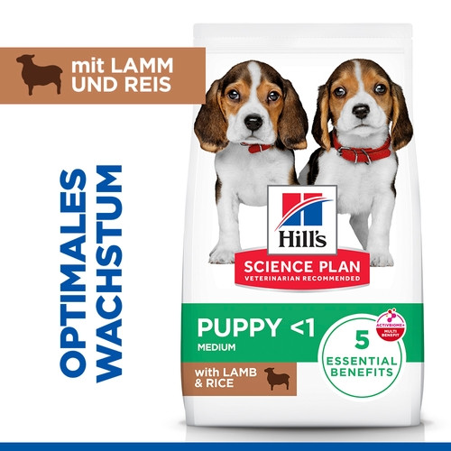 Hill's Puppy Medium Lamm & Reis Hundefutter