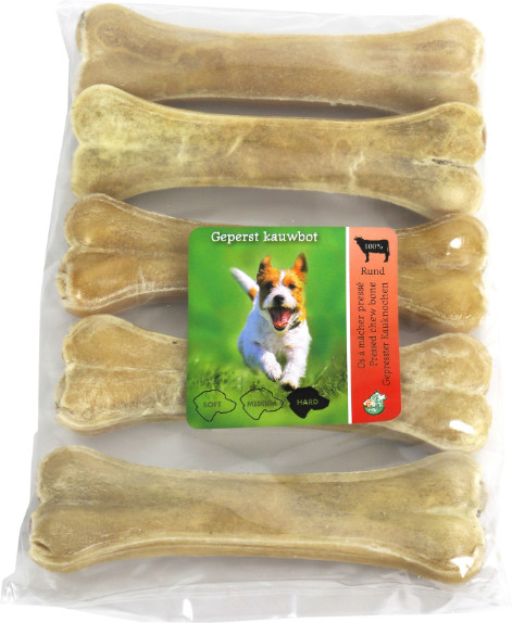 Os en peaux de buffle compressés 16cm pour chien