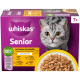Whiskas 7+ Sélection de volaille en gelée pâtée pour chat multipack (sachets 85 g)