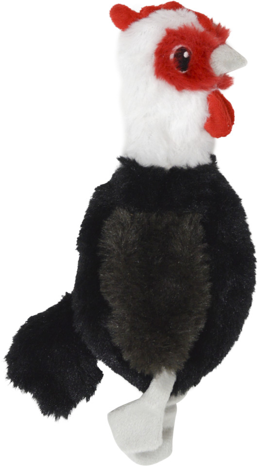 Jack & Vanilla Flatties haan pluchen hondenspeelgoed