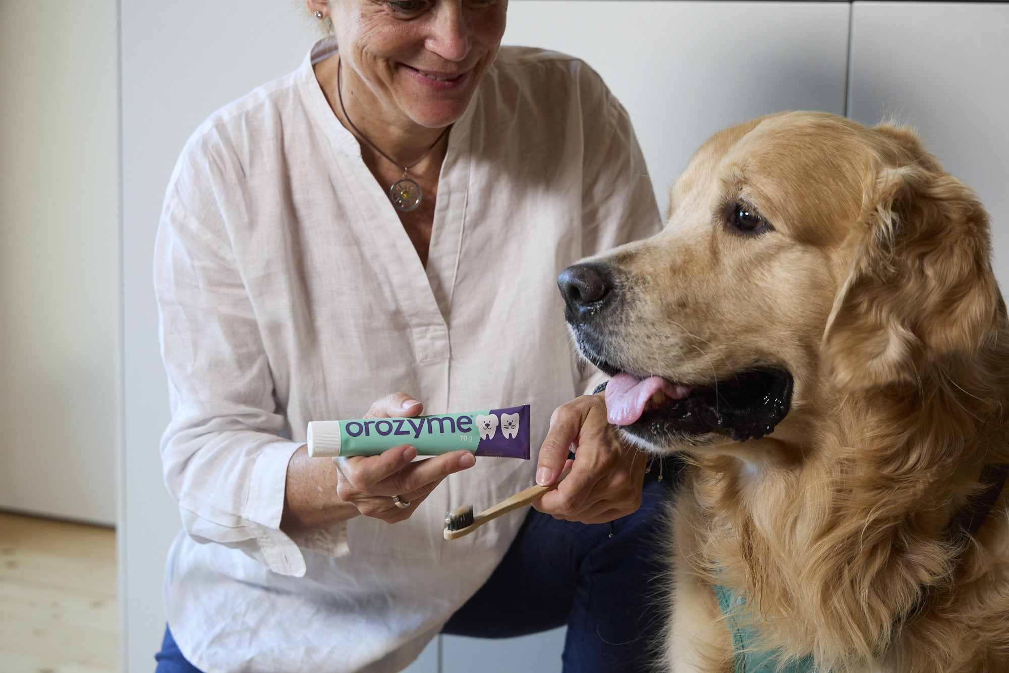 Orozyme tandpasta voor hond en kat