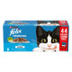 Felix Original Fischauswahl in Gelee Nassfutter für Katzen (Jumbopack)