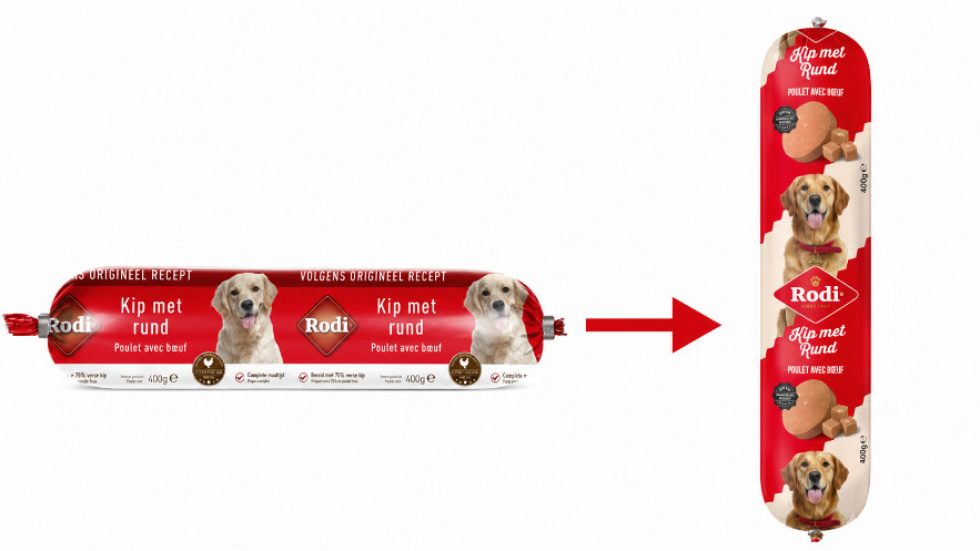 Saucisse Rodi au poulet et boeuf pour chien