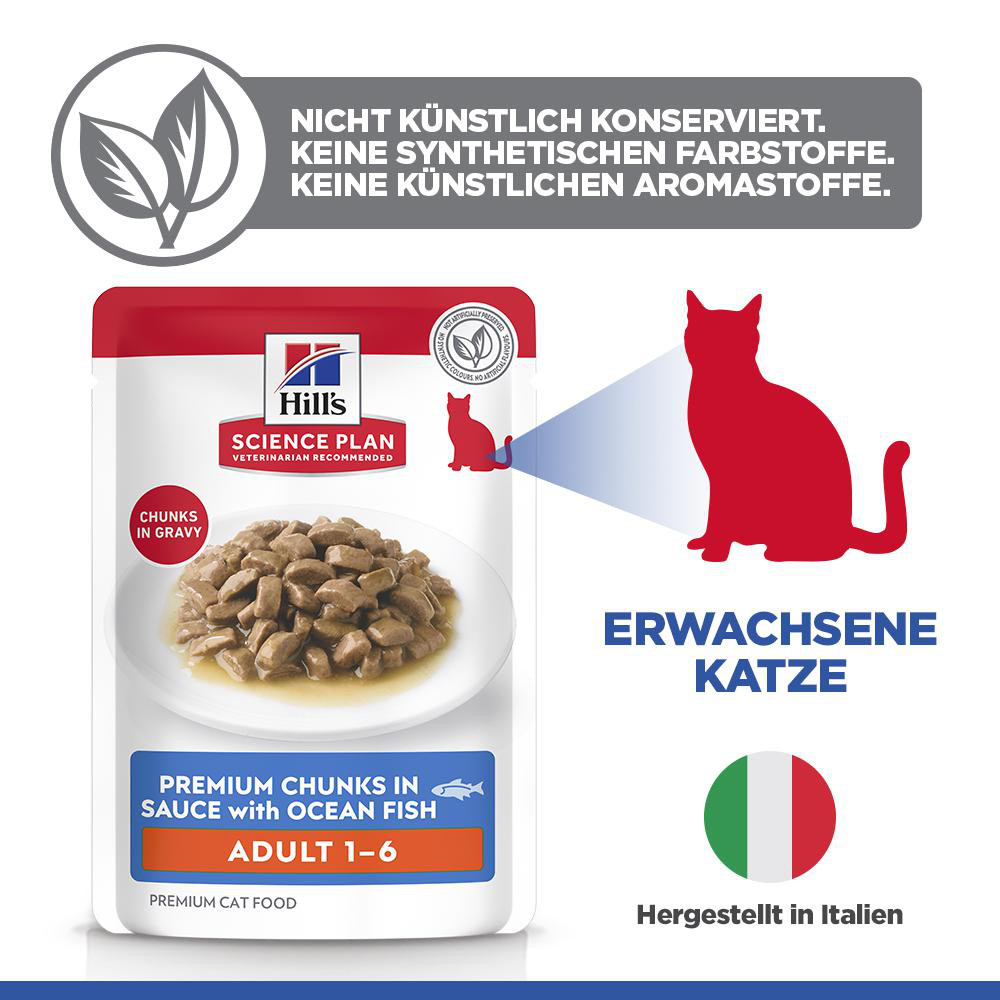 Hill's Adult Ozeanfisch Katzen-Nassfutter 85 g
