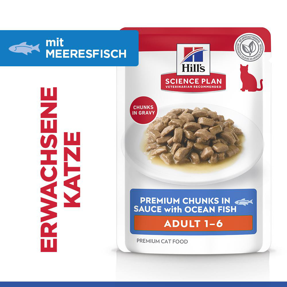 Hill's Adult Ozeanfisch Katzen-Nassfutter 85 g