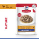 Hill's Mature Adult 7+ au poulet pâtée pour chat (sachet repas)