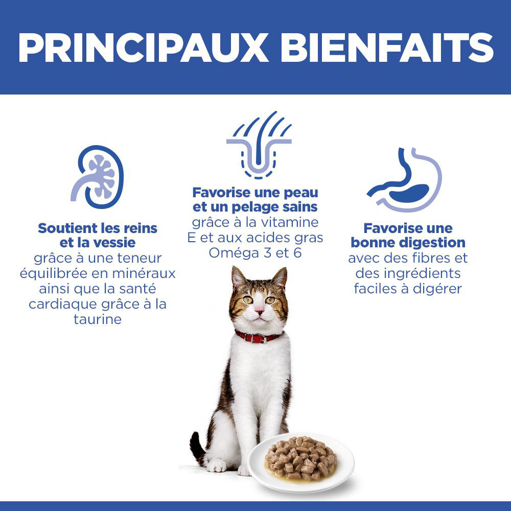 Hill's Mature Adult 7+ nat kattenvoer met kip maaltijdzakje multipack